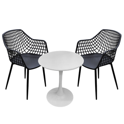 Patio Bistro Set, Black