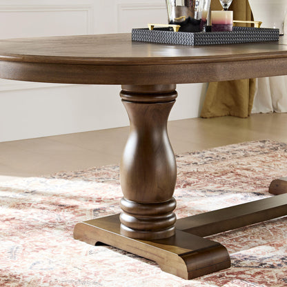 94.09 Inch Extendable Wooden Dining Table for 6 Persons,Long Expandable Curved Dining Table,Mid Century Modern Large Kitchen Table for Living Room,Restaurant(Same Sku;W2582P205311)