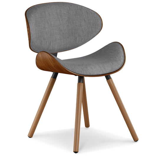 Sierra Dining Chair in Grey Linen Look Fabric