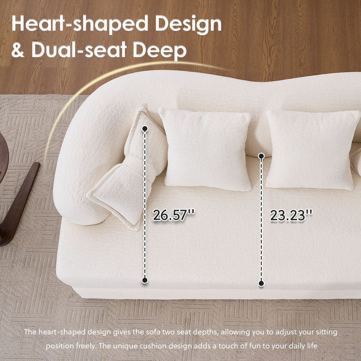 (Old Sku : W2231P392100) 2-in-1 Foldable Sofa Bed,70 Inch Folding Boneless Couch Convertible Compressed Sleeper Sofabed, 4 Pillows for Living Room Apartment, Milk White