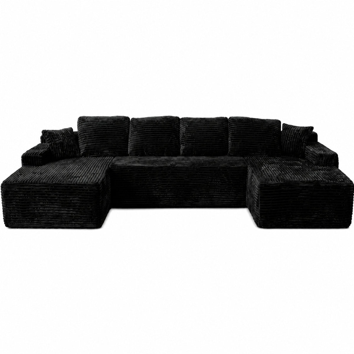131inch Big Size Modular Sectional Oversized Boneless for Living Room Chaise Convertible Compressed Sofa Box Packaging