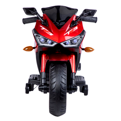 Kids Motorcycle 12 V Motorcycle For Kids 3-8 Years Boys Girls,Kids Motorcycle Ride On Toy With Training  Wheels/Manual Throttle/ Drive By Hand /Lighting  Wheels