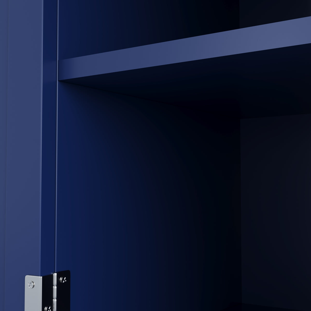 [Assembly Video Provided] TOPMAX Farmhouse 35.4x17.7x74.8inch Freestanding Buffet with Hutch – Blue