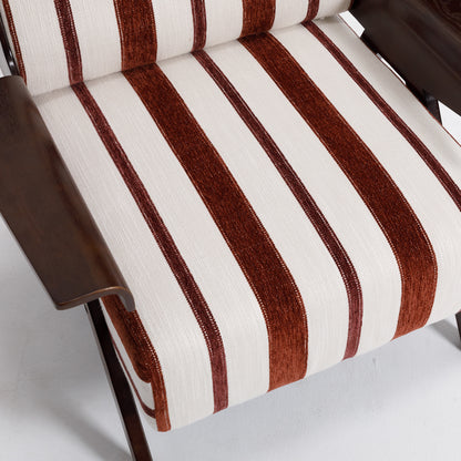 Modern armchair Widened armrests on both sides Solid wood legs Comfortable to sit on, casual reading chair