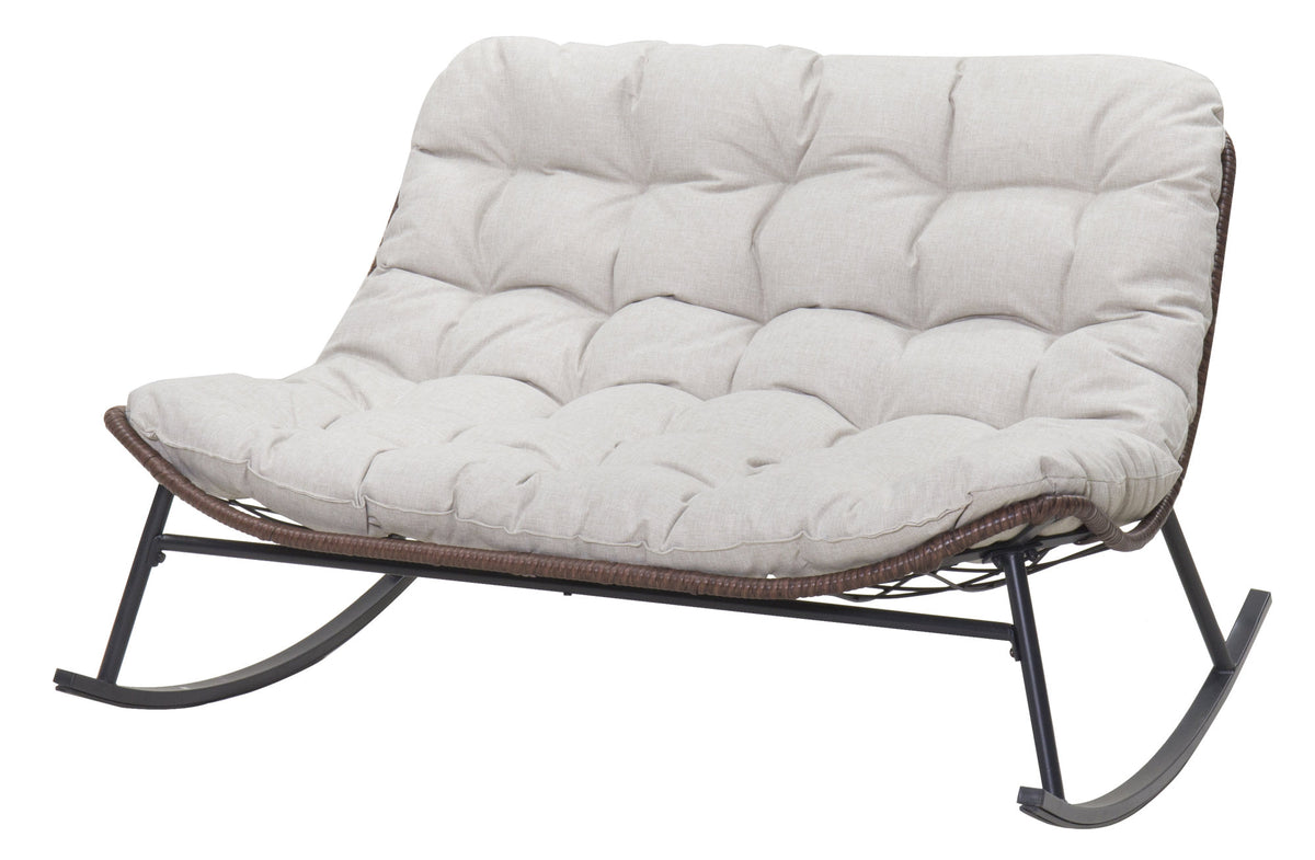 Double Wide Rocking Papasan Chair