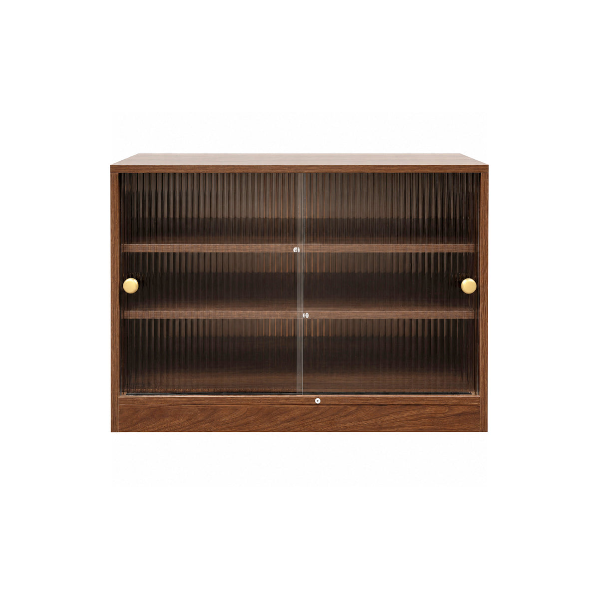 Kitchen Countertop Storage Cabinet, Glass Door Cupboard, Counter Food Organizer for Spice, Coffee Supplies