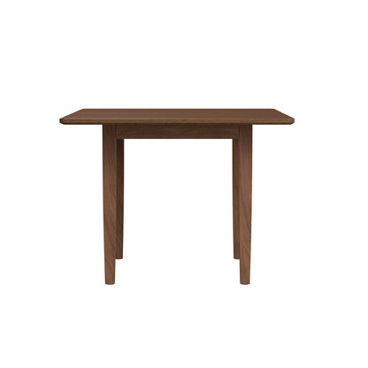 51.2" Solid Wood Folding Dining Table, Rotating Drop Leaf Design with Walnut Finish, Space-Saving Kitchen Table for 4-6 People, Farmhouse Style for Small Apartments, Easy Assembly