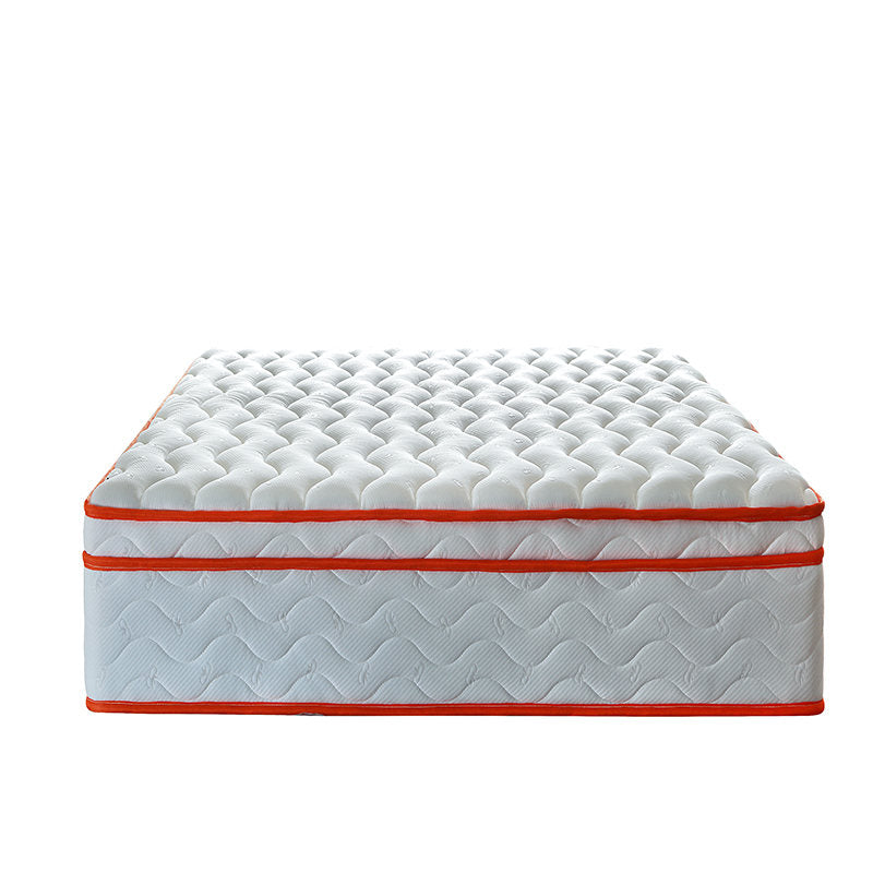 Queen Mattress, 10 Inch Hybrid Mattress in a Box, Memory Foam and Pocket Springs, Fiberglass Free, Soft and Breathable, Medium Firm Feel