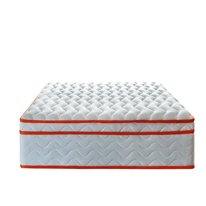 Queen Mattress, 10 Inch Hybrid Mattress in a Box, Memory Foam and Pocket Springs, Fiberglass Free, Soft and Breathable, Medium Firm Feel