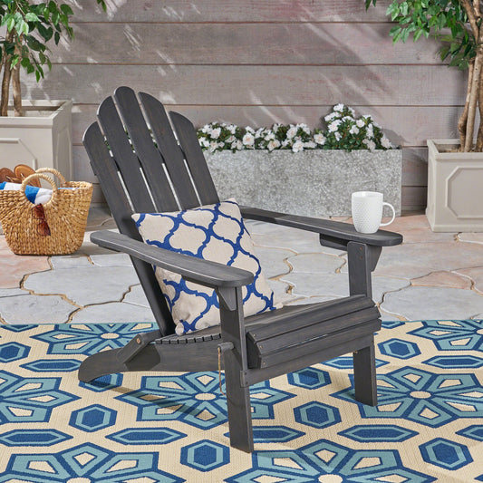 HOLLYWOOD  FOLDABLE ADIRONDACK CHAIR – Model 62399.00DGRY