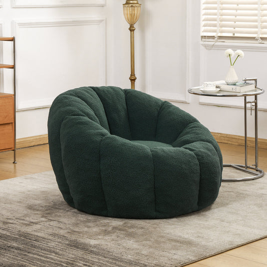 Bean Bag Chair, Bean Bag Sofa Chair with Armrests Stuffed High-Density Foam, Lazy Sofa Comfy Chairs BeanBag Chair for Adults