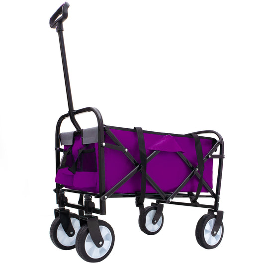 Minimeetall Strap, Collapsible Foldable Wagon Cart with strapping system Beach Wagon, Utility Cart