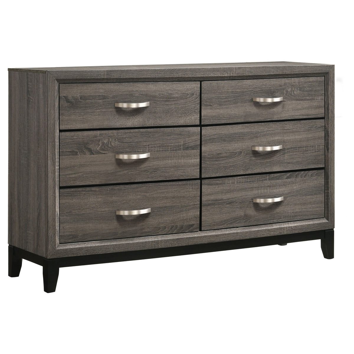 Wesley Grey Oak Queen 4-piece Bedroom Set