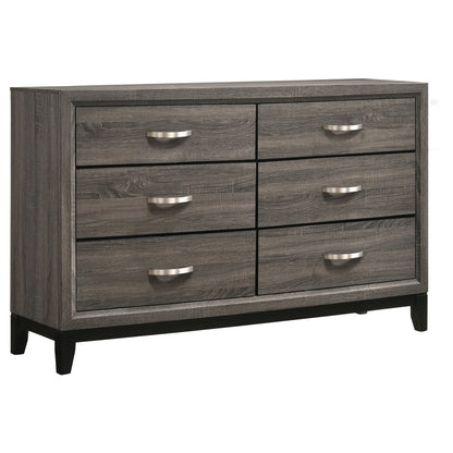 Wesley Grey Oak Queen 4-piece Bedroom Set