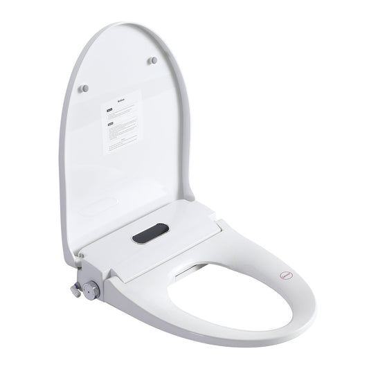 Smart Bidet Toilet Seat with Side Knob Adjustable Heated Seat with Water Temperature and Pressure Adjustment Portable Bidet with Automatic