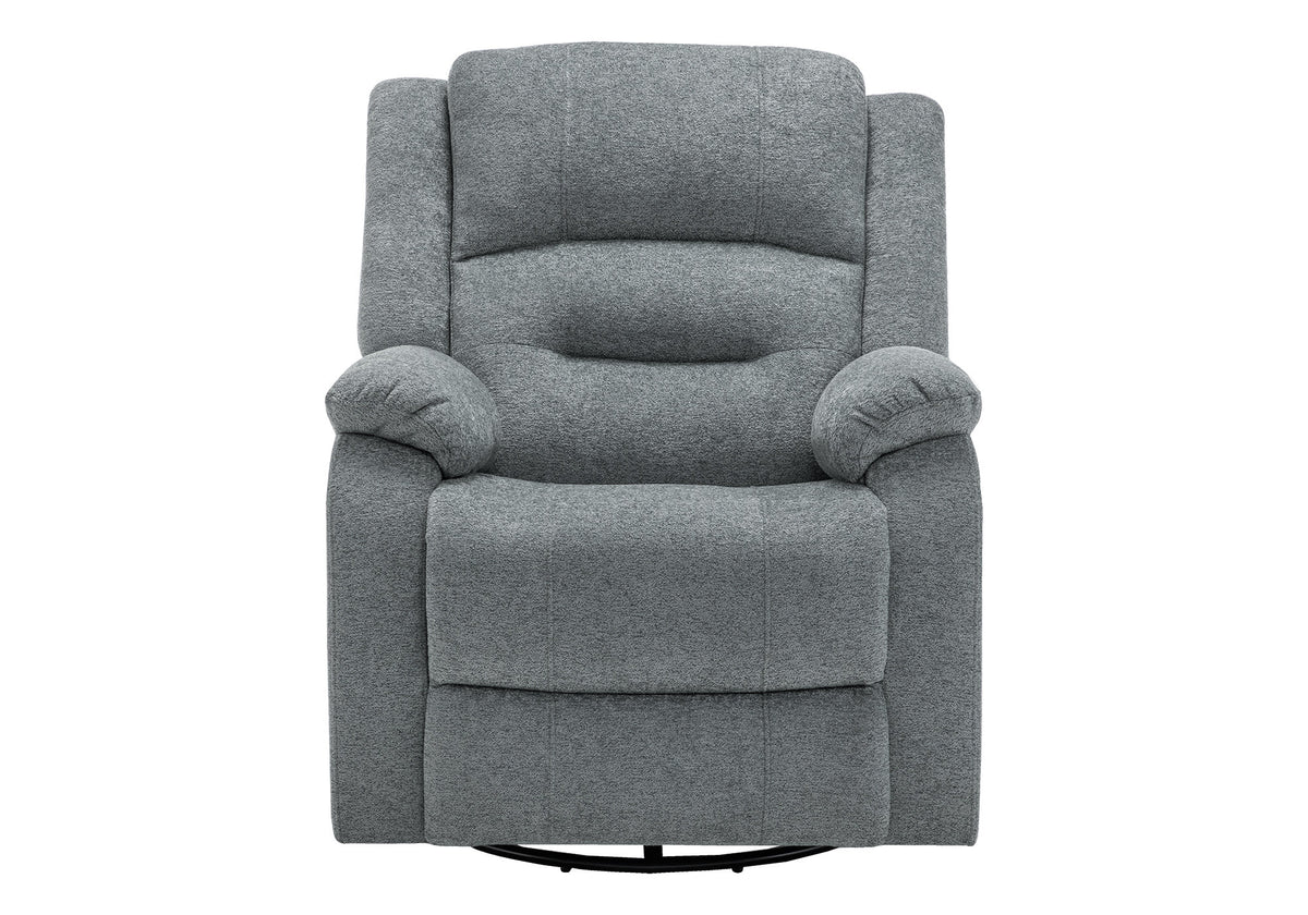 Reclining Chair, 34" Wide, Usb Ports Included, Power Recliner, Large, Upholstered, Swivel, Glider, Transitional