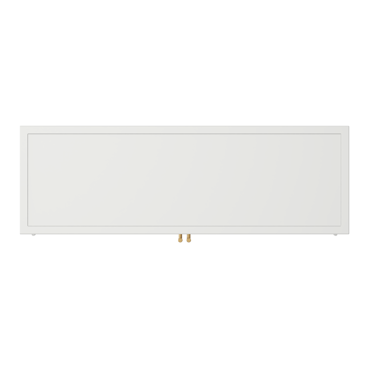 27.56"Glass Doors Modern Two-door Wall Cabinet with Featuring Three-tier Storage for Entryway Living Room Bathroom Dining Room,White(same sku:W757119328)