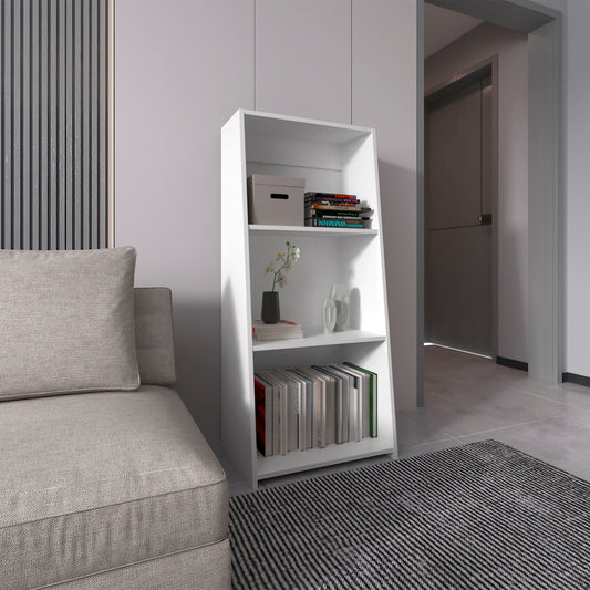 Bookcase 47" H, 3 shelves, White