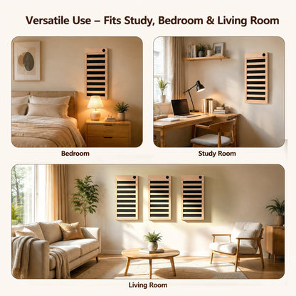Low-EMF 180W Infrared Sauna Panels with Plug for Home Sauna