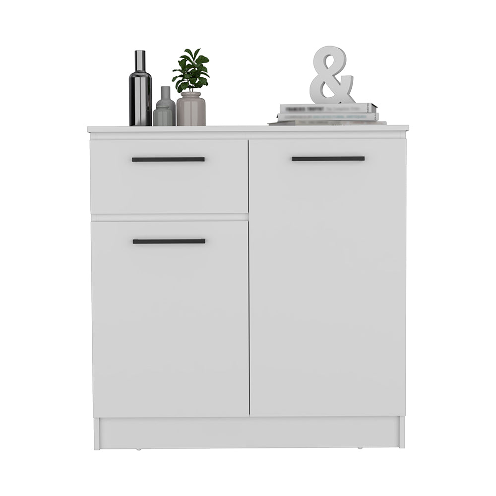 Orleans Dresser with 2-Door and Single Drawer, White