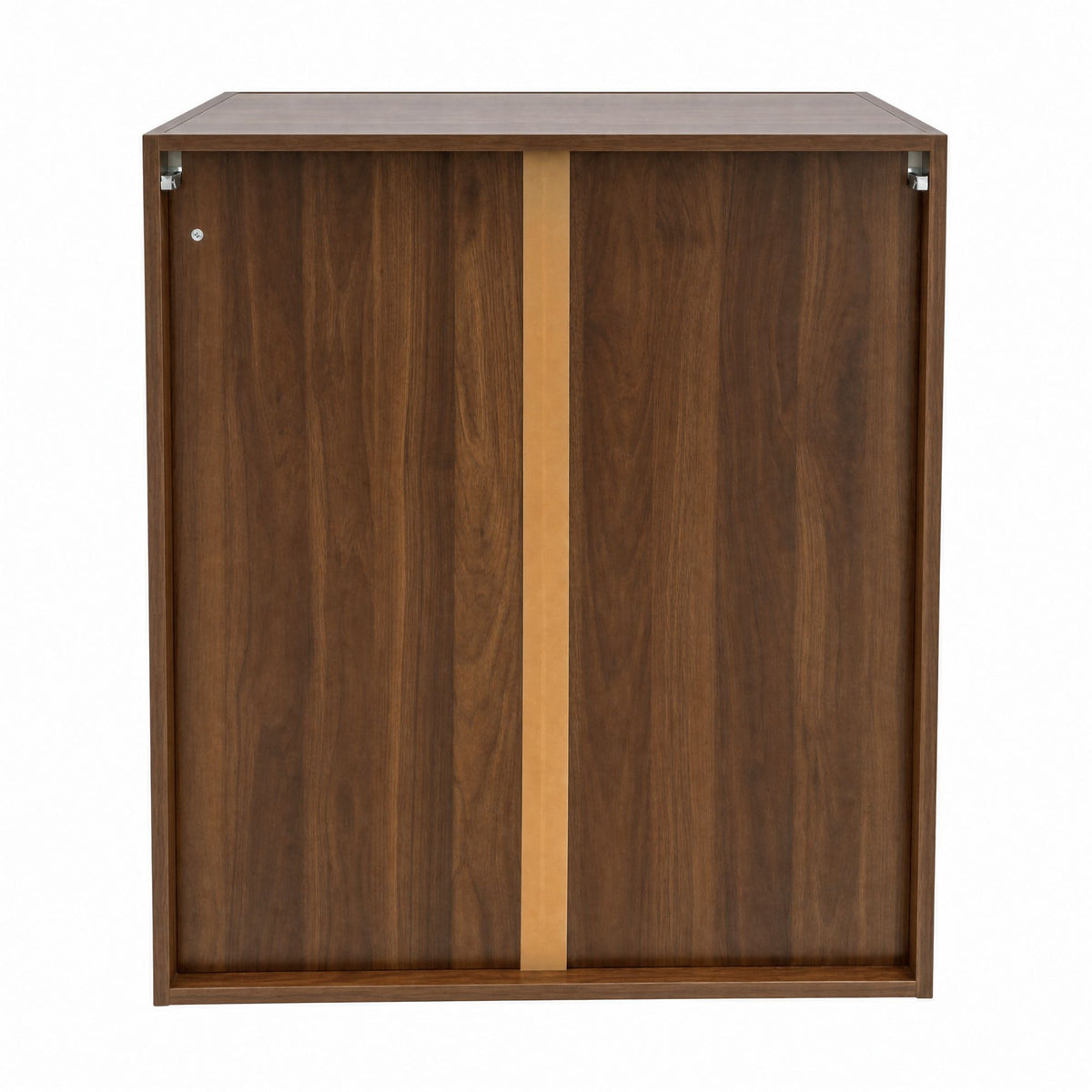 Bookshelf with 2-Door  Glass Cabinet, 3-Tier Open Storage Book Case, Modern Display Storage Cabinet for Living Room, Home Office