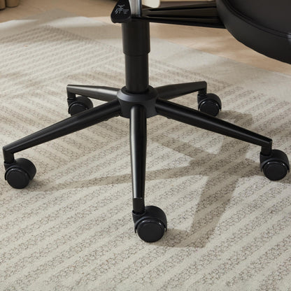 Meditation Chair Plus, Cross Legged Chair with Wheels, ADHD Chair, Criss Cross Desk Chair with Lumbar Support and Adjustable Stool – Black