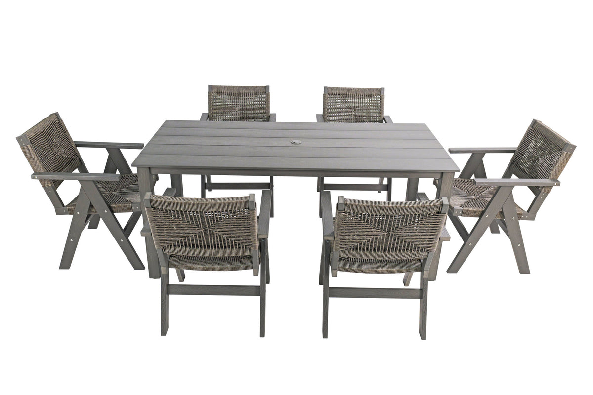 2 Piece HIPS All-Season Dining Chair Suitable For Garden Dinners & Versatile Outdoor Eating Spaces