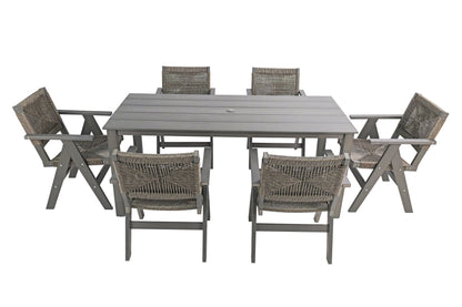 2 Piece HIPS All-Season Dining Chair Suitable For Garden Dinners & Versatile Outdoor Eating Spaces