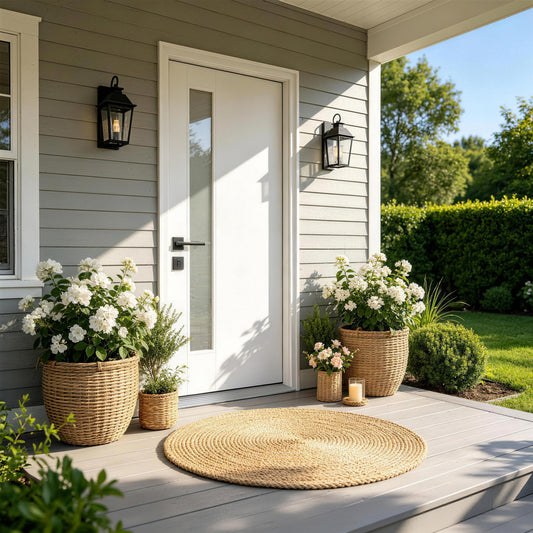 36'x80' Fiberglass Front Door with White 4-9/16' PVC Frame,Right-Hand Inswing Exterior Door with Brickmould,Contemporary minimalist smooth skin with frosted glass for Home Entrance,White