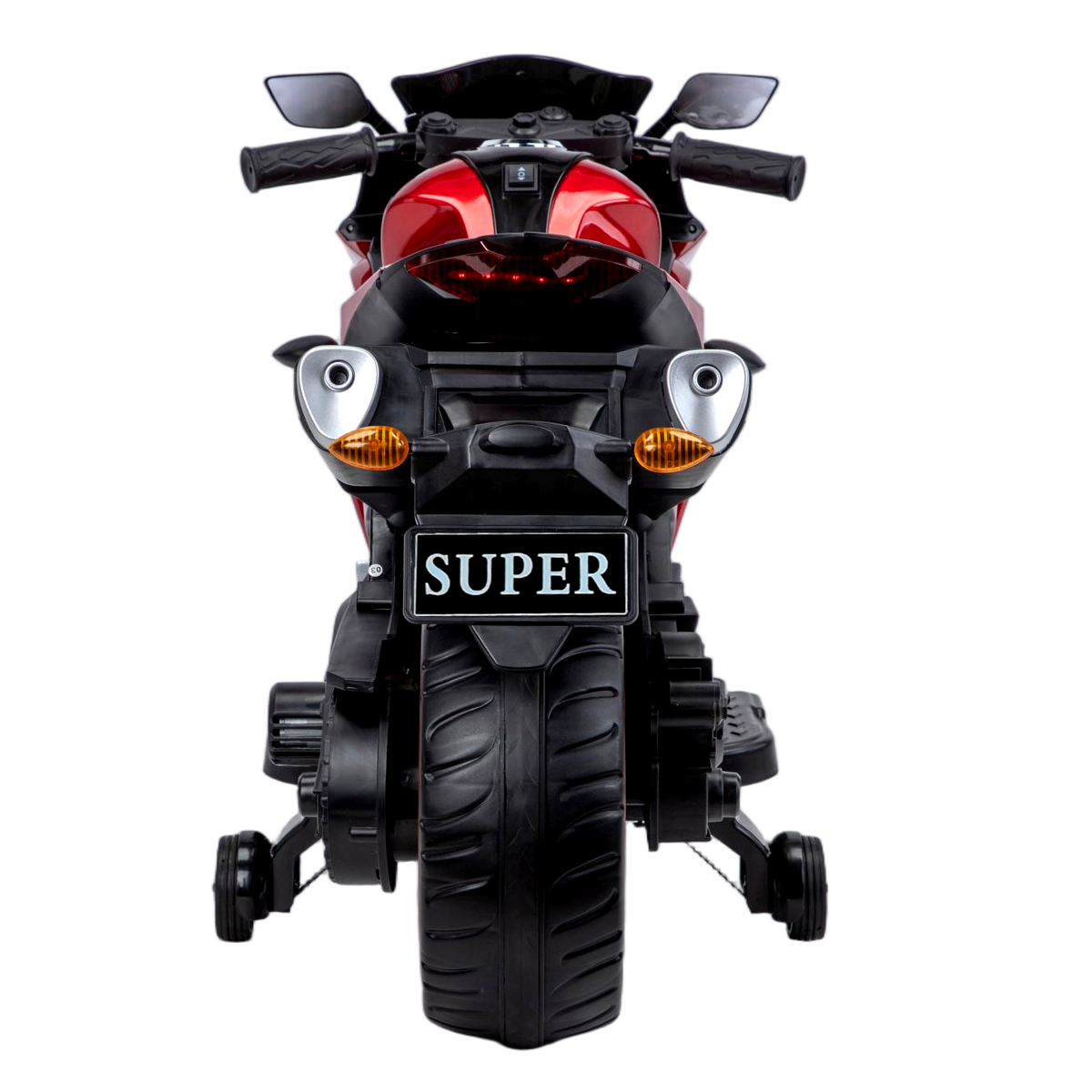 Kids Motorcycle 12 V Motorcycle For Kids 3-8 Years Boys Girls,Kids Motorcycle Ride On Toy With Training  Wheels/Manual Throttle/ Drive By Hand /Lighting  Wheels