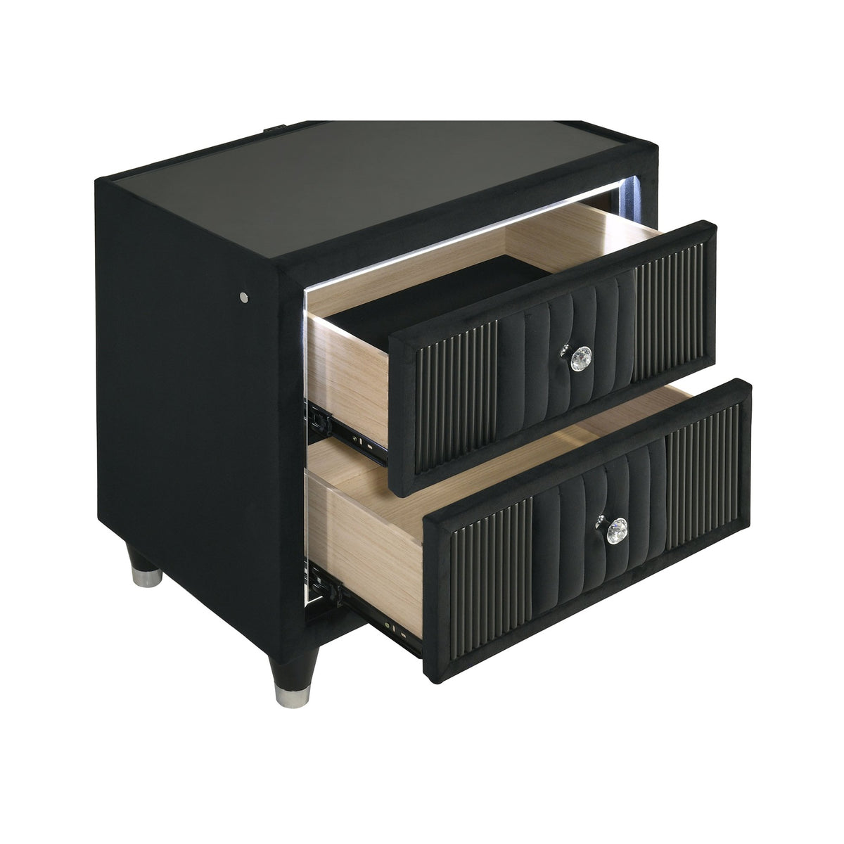 Roland Black Eastern King 4-piece Bedroom Set