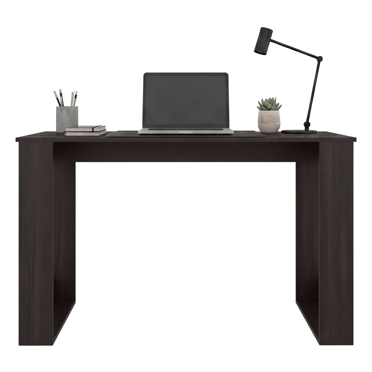 Dark Brown Office Writing Desk