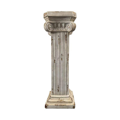 Pedestal Column Plant 38.18'' Tall Roman Column with Base Roman Pillar Greek Column Magnesium Oxide Large Size Statue Sculpture Pedestal Stand Holder for Indoor Outdoor Wedding Birthday Party Decor