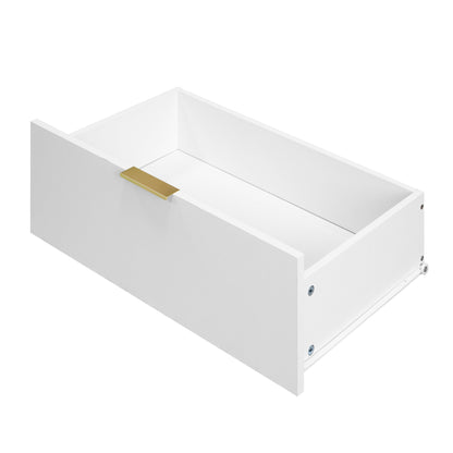 Simply Modern 6-Drawer Dresser, Chest of Drawers for Bedroom, Living Room, Hallway, and Entryway - Large Storage Cabinet White