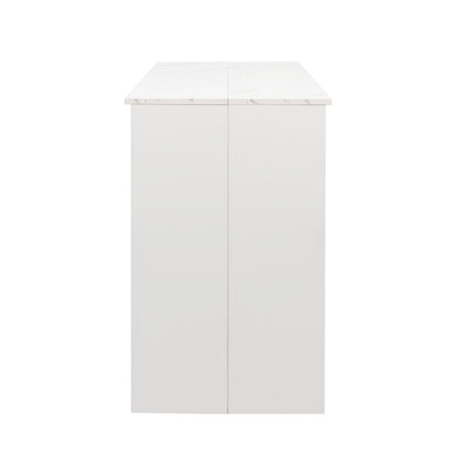 Multifunctional extendable console table