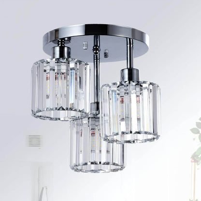 Semi Flush Mount Ceiling, 3-Light Kitchen Mount