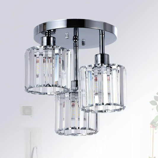 Semi Flush Mount Ceiling, 3-Light Kitchen Mount