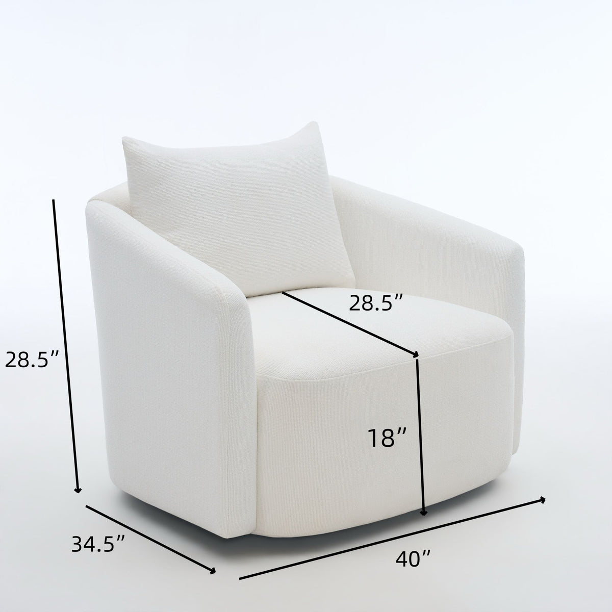 swivel accent chair