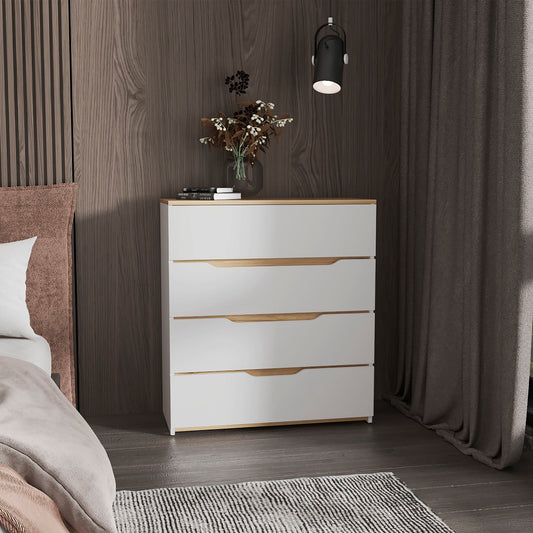 California Drawer Dresser, Four Spacious Drawers, Superior Top