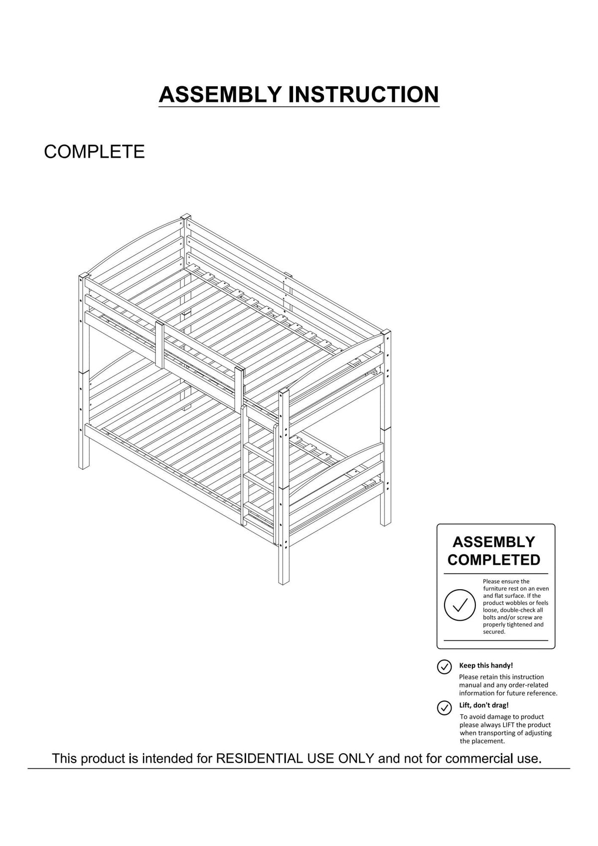 Twin Over Twin Transitional Bunk Bed Arch Design Espresso Finish