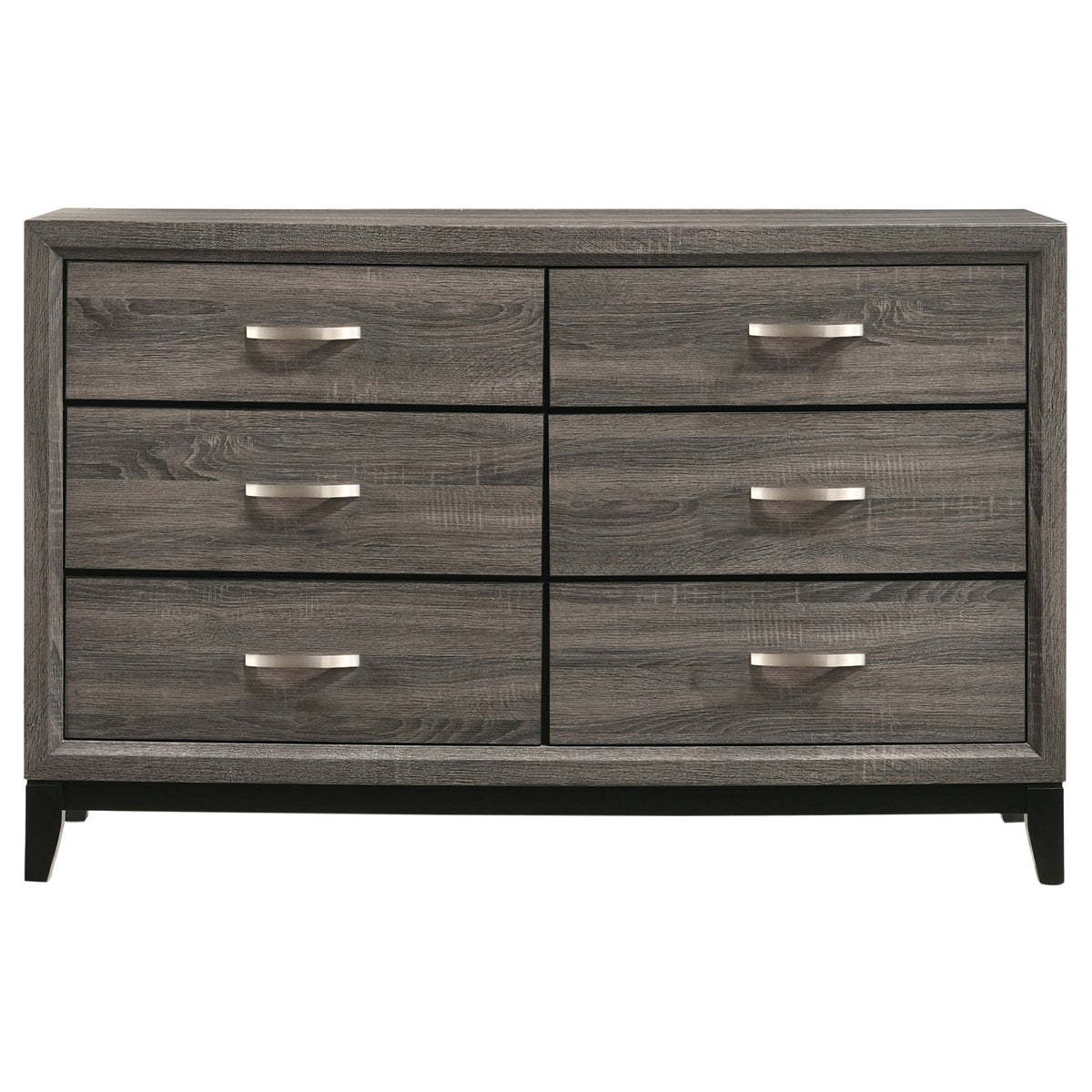 Wesley Grey Oak Queen 4-piece Bedroom Set