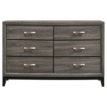 Wesley Grey Oak Queen 4-piece Bedroom Set