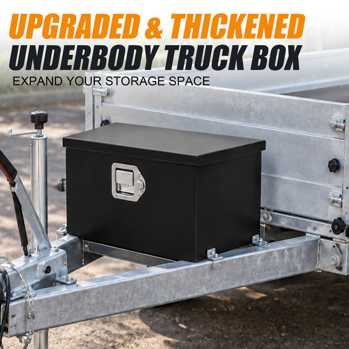 26"x13"x12" Steel Trailer Tongue Box