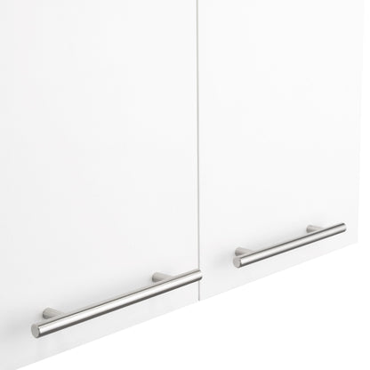 White 2-Piece Kitchen Sink Cabinet Set