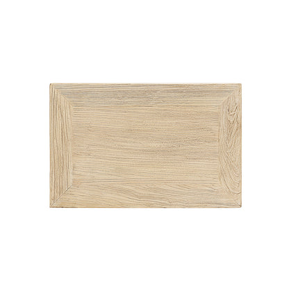 Rowan 26" Reclaimed Elm Wood 2-Door Cabinet, Light Natural Brown