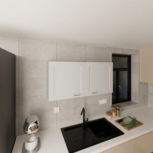 Wall Cabinet, 2 Doors, White