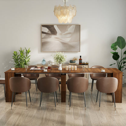 Multifunctional extendable console table