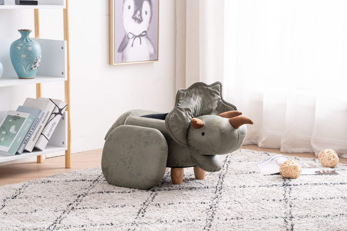 Dean the Dinosaur Storage Ottoman