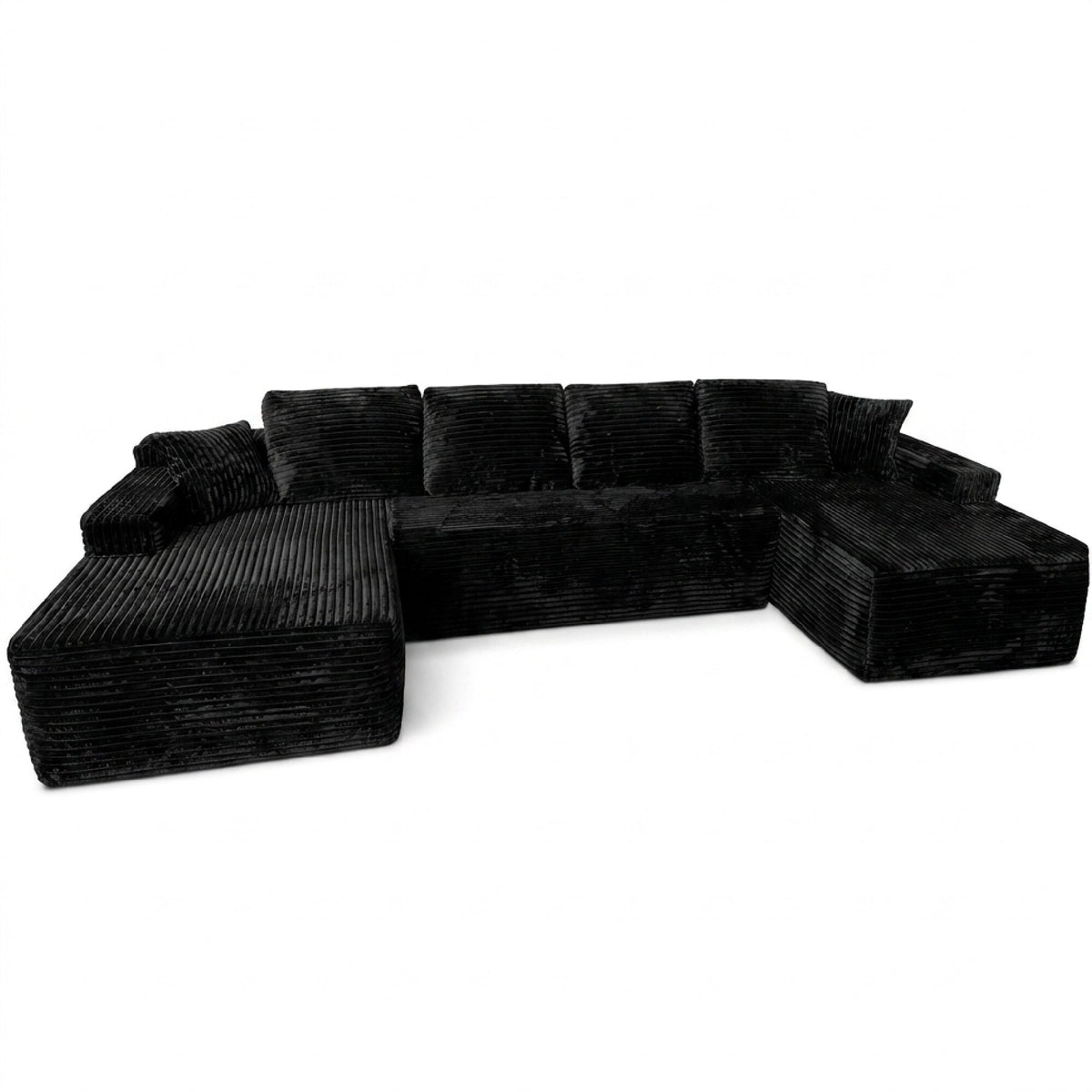 131inch Big Size Modular Sectional Oversized Boneless for Living Room Chaise Convertible Compressed Sofa Box Packaging