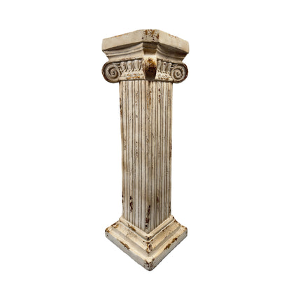 Pedestal Column Plant 38.18'' Tall Roman Column with Base Roman Pillar Greek Column Magnesium Oxide Large Size Statue Sculpture Pedestal Stand Holder for Indoor Outdoor Wedding Birthday Party Decor
